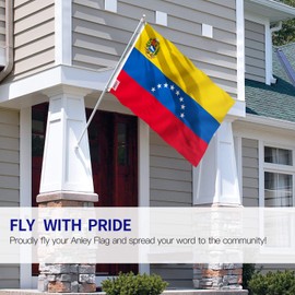 Anley Fly Breeze 3x5 Foot Venezuela 8 Stars Flag - Vivid Color and Fade Proof - Canvas Header and Double Stitched - Bolivarian Republic of Venezuela Flags Polyester with Brass Grommets 3 X 5 Ft