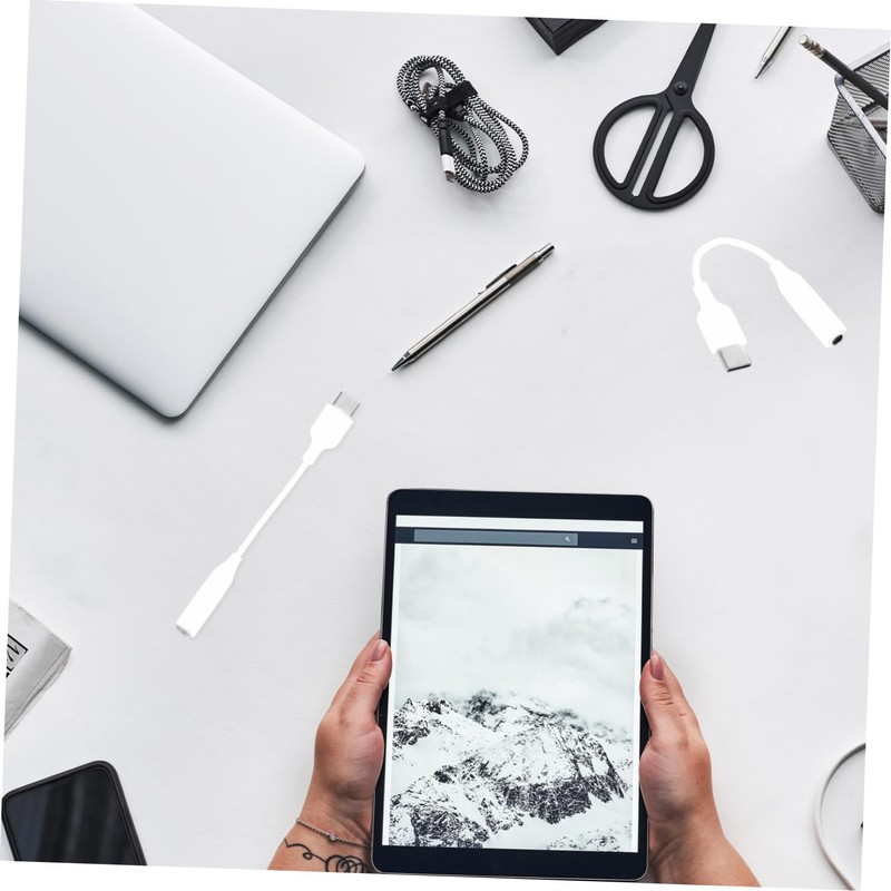 COHEALI 3pcs USB C to Audio Adapters High Fidelity Type