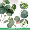 HONQX Artificial Eucalyptus Stems, 24 Pcs Gypsophila Artificial Flowers Greenery
