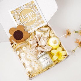 Ndahjahd Teen Girl Gifts,Birthday Gifts for Teen Girls, Teenage Girl Birthday Gifts 16-18,Friend, Daughter, Niece, Granddaughter, Women, Sister, Teenage Girls, Happy Birthday Gift Box Beige