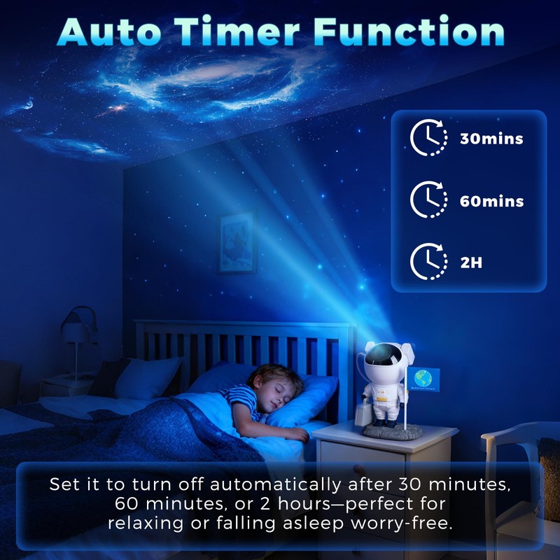 Astronaut Galaxy Projector Planetarium Star Projector, 12-in-1 Space Galaxy Light