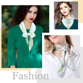 SPFASZEIV 100% Natural Mulberry Silk Scarf Women's 68 x 68 cm Square Silk Scarf Lightweight Neckerchief Silk for Women, lshh