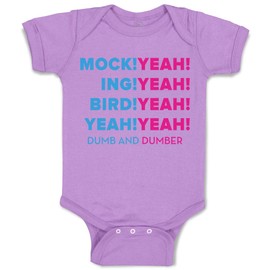Custom Baby Bodysuit Mock! Yeah! Ing! Bird! Yeah Dumb Dumber Funny Humor Cotton
