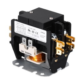 DMiotech HVAC Contactor, 2 Pole FLA 20 Amps 120V Coil Air Conditioner Contactor Compressor Condenser Motor AC Definite Purpose Contactor, UL Listed