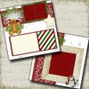 Christmas - Premade Scrapbook Pages - EZ Layout 262