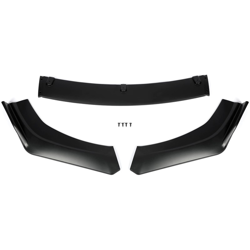 Kojem 3Pcs Front Bumper Lip Compatible with 2016-2021 Honda Civic