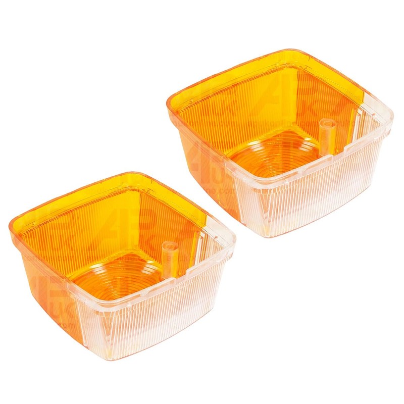 APUK 2x Front Side Light Lamp Lens Replacement for International