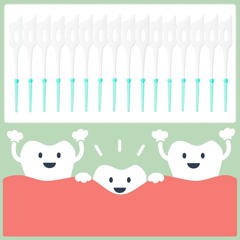 Willbond 350 Pieces Braces Brush for Cleaner Interdental Brushes Kit