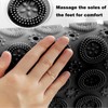 Round Shower Mat, Round Non-Slip Bath Mat With Suction Cup,