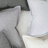 Madizz Set of 2 Linen Cushion Covers with Broad Edge