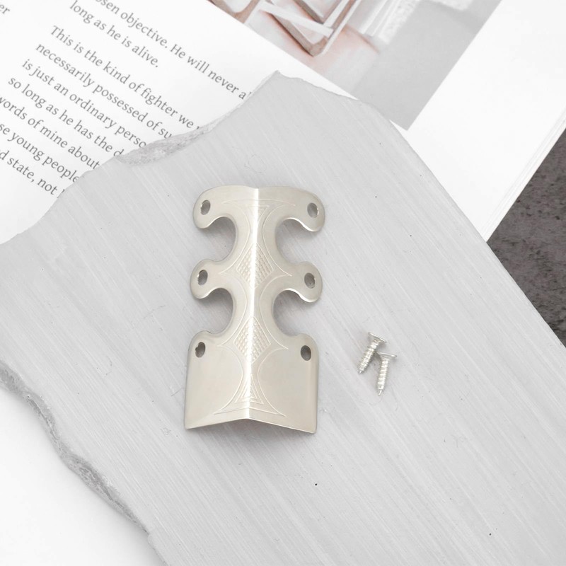 LT Easiyl 12Pcs Metal Corner Protectors Baseboard with Screws for