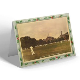 CHRISTMAS CARD - Vintage London - Dulwich College, Sports Ground (b)