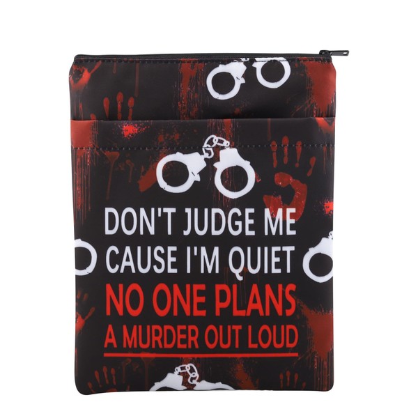 PLITI Funny True Crime Gift Don't Judge Me Cause I'm