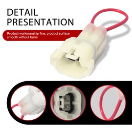 MLY 1 PC Seat Belt Bypass Harness, Override Seat Bypass Accessory with Harness Override Switch Connector Jumper Plug, Compatible with 2017 and Newer Pioneer 700-2, 700-4, 1000-3, 1000-5 Models (White)