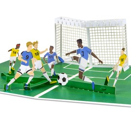 GREETING ART Birthday Card Pop Up,Football Pop Up Card, Father's Day Card, 3D Soccer Greeting Card,Anniversary Card, Thank You Card, Congratulations Card, Graduation Card