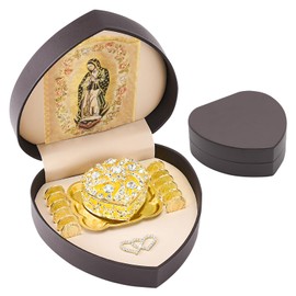 ESNOY Arras De Boda Catolica Virgen De Guadalupe Gifts,Arras Para Boda Catolica De Matrimonio for Wedding Coins Catholic,Mexican Wedding Ceremony Set Decoracion