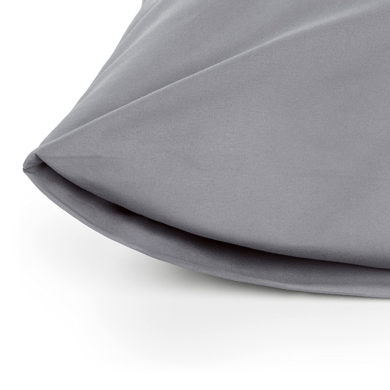 Blumtal Grey Pillow Cases 2 Pack - Soft Brushed Microfibre