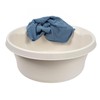 KADAX Matte Plastic Washing Bowl, Plastic Bowl, Round Washing Bowl,
