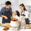 Bread Bags for Homemade Bread, 2 Pack Reusable Bread Bags,