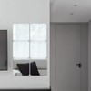 iCAGY Acrylic Self Adhesive Mirror Sheet for Wall, Plastic Non
