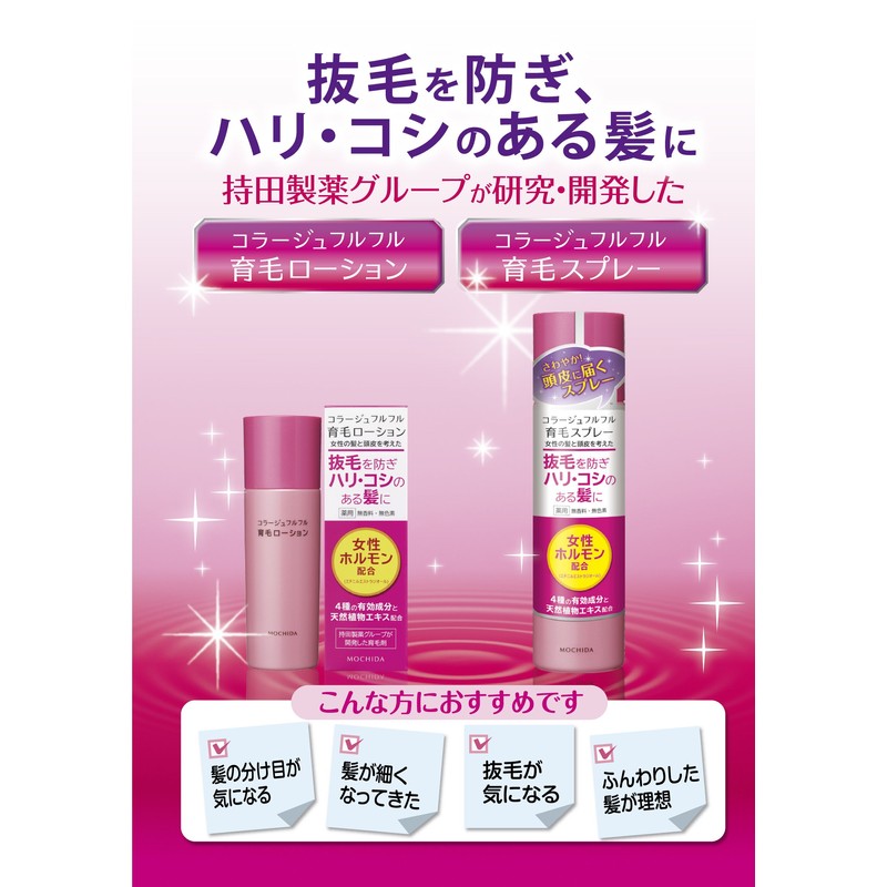 Mochida Health Care Collage Full Hair Growth Lotion, 4.2 fl