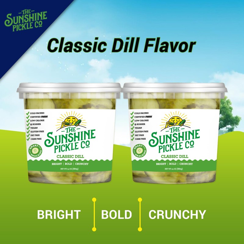 Florida's Favourite Snacking Pickle by The Sunshine Pickle Co -