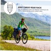 Outanaya Durable Folding Bike Luggage Carrier Rack Compact Rear Shelf