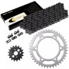 Kawasaki Black Drive Chain And Sprocket Kit for Kawasaki Vulcan