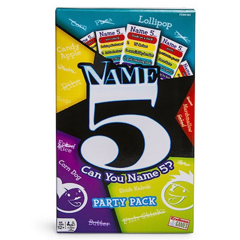 Name 5 Card Game - Party Pack