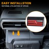 BESTAOO Car Storage Organizer for Toyota Tacoma, Driver Side Air