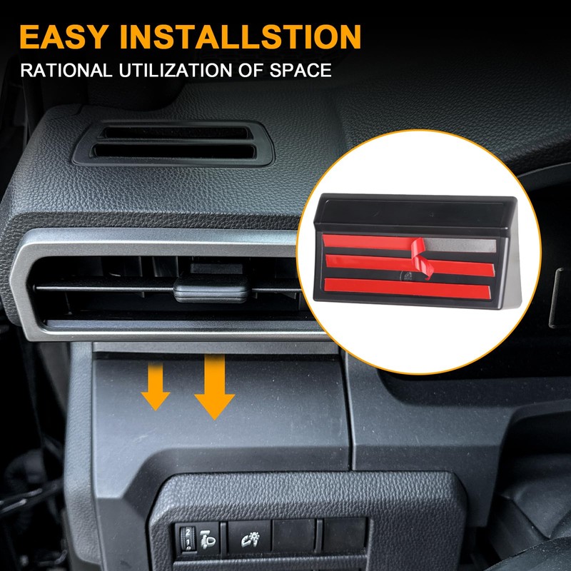 BESTAOO Car Storage Organizer for Toyota Tacoma, Driver Side Air