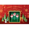 Fruidles Christmas Santa Clause Tattoo Lollipop, Mixed Fruit Flavor, Made