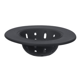 OGGI Silicone Sink Strainer- Great Kitchen Sink Strainer, Sink Drain Strainer, Drain Stopper, Sink Plug, 4.6˝ Diameter Rim, Black