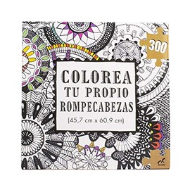 Novelty Corp - Rompecabezas para Colorear, Diseño de Mandalas 300 Piezas