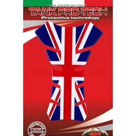 UK FLAG TRIUMPH NORTON AJS MATCHLESS ARIEL TANK PAD PROTECTOR MADE IN ITALY