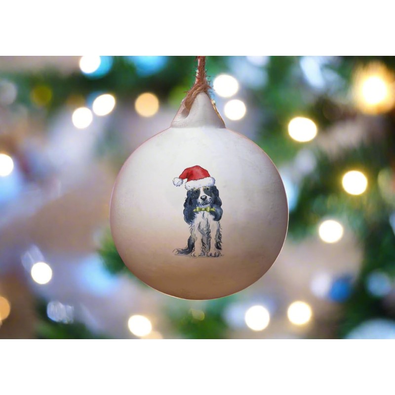 Image Industry Cocker Spaniel Ceramic Bauble - Tree Decoration -