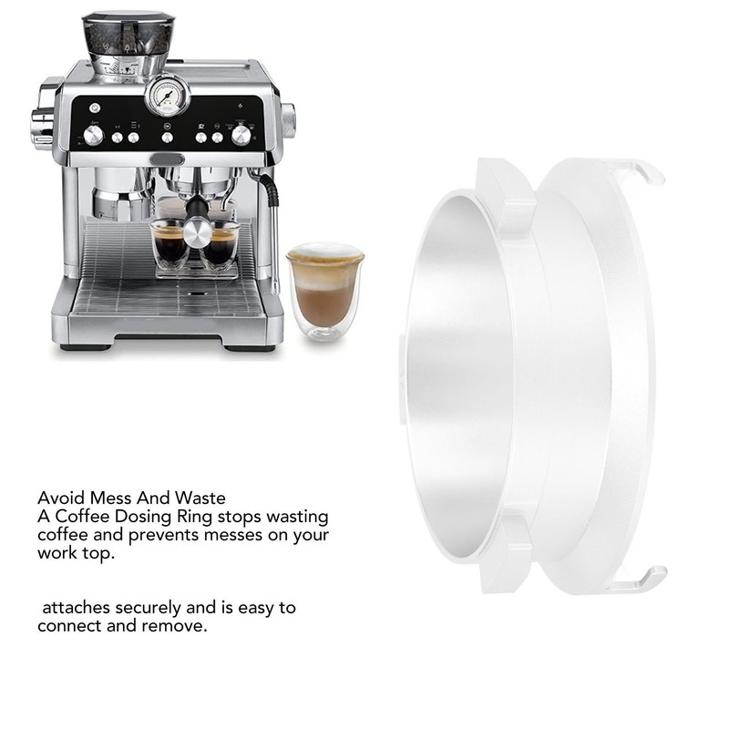 Coffee Powder Ring 51mm Aluminium Alloy Hands Free Dosing Funnel