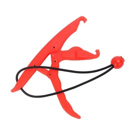 VOANZO Outdoors Plastic Fish Lip Grippers with Missing Rope, 6.9 inch Fish Mouth Grabber-Red