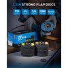 S SATC 20PCS Flap Discs 4 1/2 for Angle Grinder