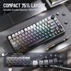 ATTACK SHARK X820 Ultra Wireless Mechanical Keyboard with TFT Smart
