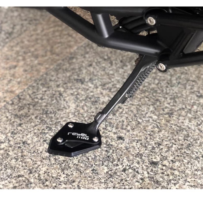 RDHKJ CMX1100 REBEL1100 2021 Motorcycle Side Stand Kickstand Plate Pad