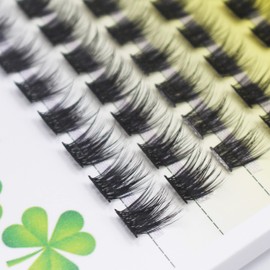 Vayator 10-18mm To Choose Segmented False Eyelashes 100 Clusters D Curl individual Extension Fake Lashes Dramatic False Eye Lashes Grafting False Eyelashes Eyelashes Cluster Extension Idividual Professional Makeup False Eyelashes Thick Natural Soft Eyela