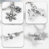 Framendino, 20 Pack Skates Snowflake Keychain Ice Skating Jewelry Skater