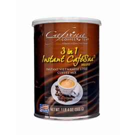 Cafvina 3-in-1 Instant CaféSua Mix – 1 lb 4 oz | Bold & Sweet Vietnamese Coffee Flavor | Perfect Hot or Iced | Made in the USA