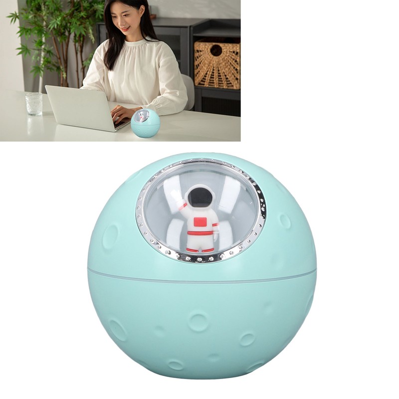 Space Capsule Humidifier 2 Gears Adjustable 300ml Quiet Cute Astronaut