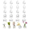 Glasseam Mini Bud Vases for Centerpieces: Clear Small Flower Vase