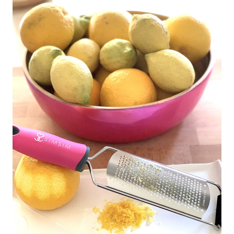 FVLFIL SimSim Fine Super Sharp Professional Grater Dishwasher Safe Multifunctional