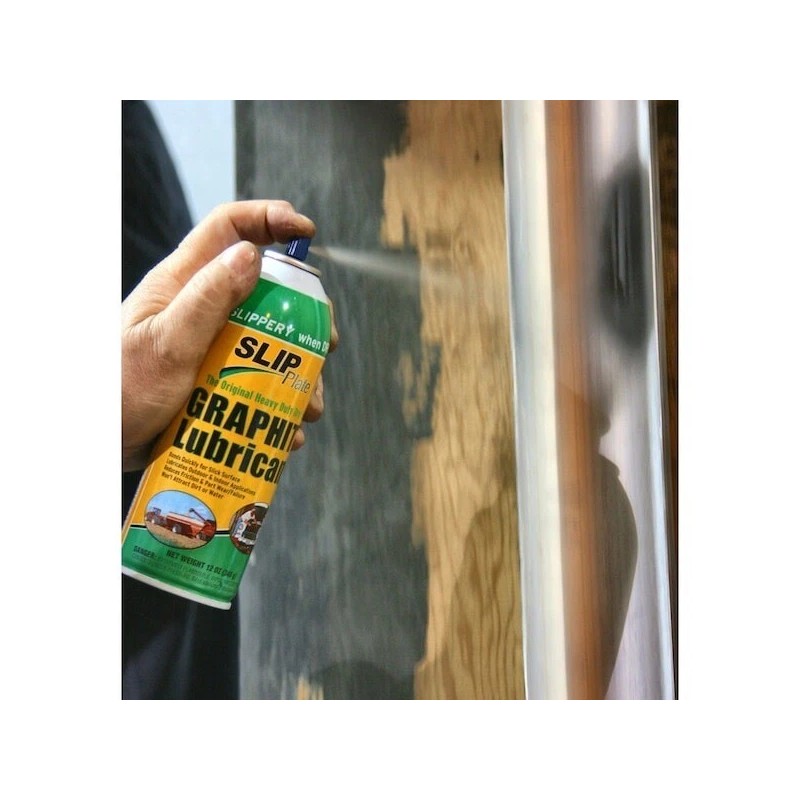 Graphite Dry Lubricant, Petroleum Distillates, 12 oz Aerosol Can Pack