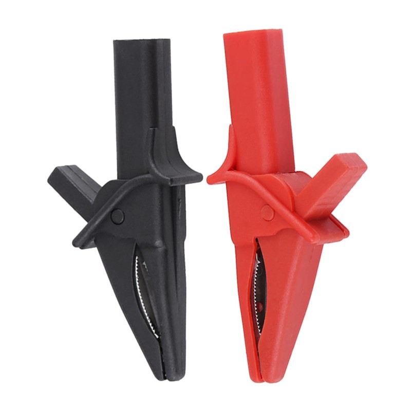 Watris Veiyi Pack of 2 Alligator Clips, Fully Insulated Alligator