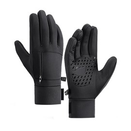Men Winter Waterproof Gloves Touchscreen Pocket Anti-Slip Fleece Thermal Sport Gloves